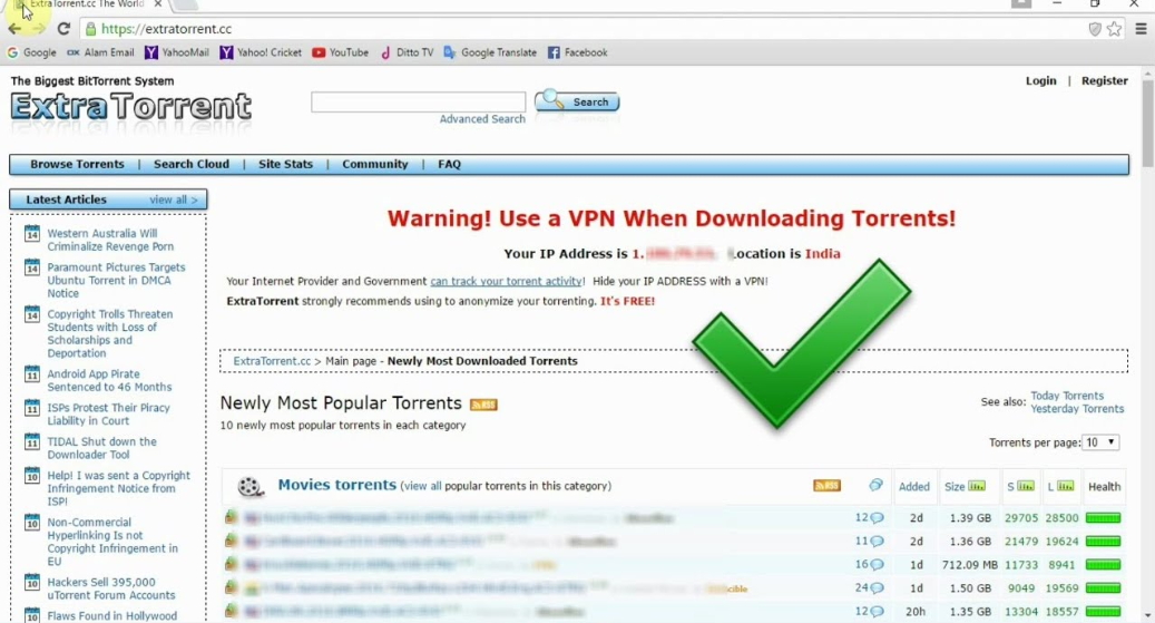Топ-5 альтернативных торрентов, вместо ExtraTorrent